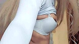 hey gorgeous, wanna see this white trans babe stroke her cock? tell me how bad you want a taste tonight!