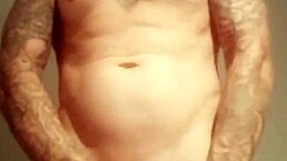 Amateur Tattooed Babe Strokes Monster Cock Solo Homemade