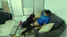 18-Year-Old Latina Gets Wet and Horny in the Morning