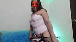 Creampie floods unfaithful Mexican wife as she rides her husband's best friend's thick rod