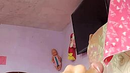 man, rich cumshot solo in my step mother-in-laws room, sniffin’ her panties!