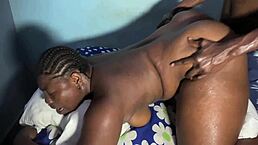 American woman gets fucked by big black cock in public.