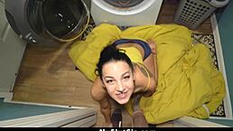 hey, why's stepbro pounding stepsis's big round booty like that?