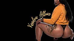 Deep blow job and ass worship in the shower with an ebony beauty