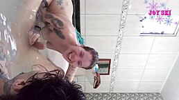 My friend's boyfriend has a huge cock