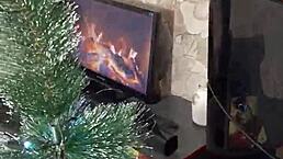 step sister’s christmas costume revealed her naughty side