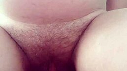 Pregnant milf rides hard in wild cowgirl solo action