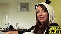 i got hard fucked by old man pascal as submissive brunette