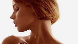 Wow! Perfect Brunette Ariel Strips in Sensual Teen Session