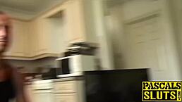 i got hard fucked by old man pascal as submissive brunette