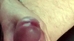 Public parking lot stroke: amateur's big cock on display