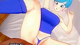 Bulma Guides Your Masturbation with Naughty Instructions. Ready for Her?