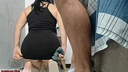 I Ate My Maid In Short Dress With Anal Plug Stuck