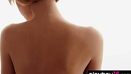 Wow! Perfect Brunette Ariel Strips in Sensual Teen Session