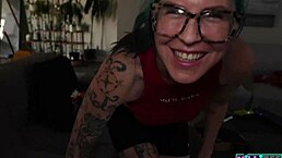 Spandex Ripped Apart as Dom Boyfriend Owns Her Pussy with Rough Slaps and Big Cock