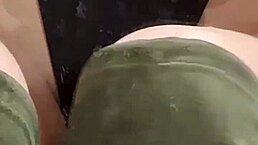 Elza Kom In Sexy Nylon Dominates With Monster Cock And Dildo Fucking