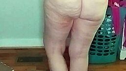 Hot Mature Stretches Big Tits During Morning Yoga Session