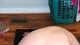 Hot Mature Stretches Big Tits During Morning Yoga Session