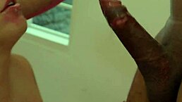 I crave sucking that big black cock for my protein fix