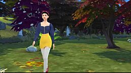 Rachel Z as Snow White gets anal banged in hentai.