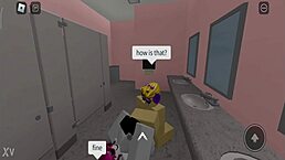 Getting Fucked by Gringo in Roblox? Intense Virtual Sex!