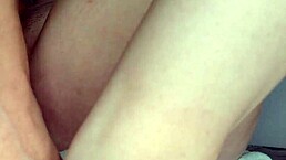 Shy Girl Spreads Legs on Desk for Quickie Cumshot