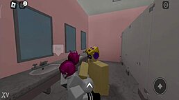 Getting Fucked by Gringo in Roblox? Intense Virtual Sex!