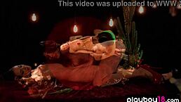 Sexy Brunette Audrey Royal in Lingerie Craves a Sensual Massage