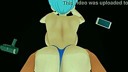 Bulma Guides Your Masturbation with Naughty Instructions. Ready for Her?