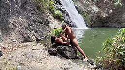 Model Aisha Ferrari caught banging Mexican soldier in public spot