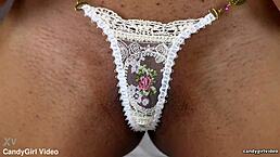 Monica Jade in Blue Panty Teasing - HD Close-Up Temptation