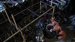 Wanna see this agent couple bang hard in a stolen parts warehouse?