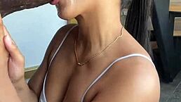 I just wanted to feel a huge cock in my mouth and I got it