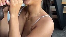 I just wanted to feel a huge cock in my mouth and I got it