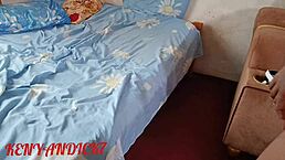 Hot Hairy Ebony Amateur Wife Blows Monster Cock Submissively