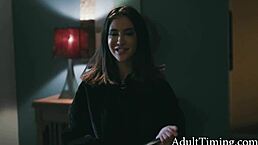 Ex-girlfriend stalks and fucks us both hard