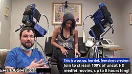 Human Guinea Pig Phoenix Rose Endures Mandatory Hitachi Orgasms by Doctor-Tampa