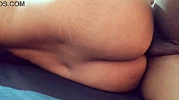 In a homemade quickie, the beautiful latina stepsister bends over for doggystyle sex with her stepdaddy