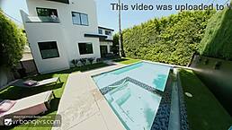 slutty tranny marcelle herrera starts with footjob then rides big black cock