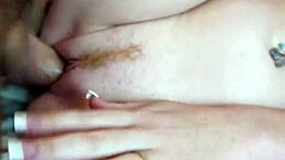 Man, my step sister gets cum all over her tits at Mofozo com