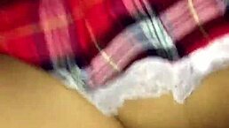 Sexy Latina Receives Intense Cumshot in Passionate Encounter