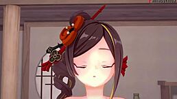 Chiori Gets Drilled in Free POV Genshin Impact Scene