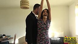 Teen sub freed for intense banging session with Pascal's huge rod