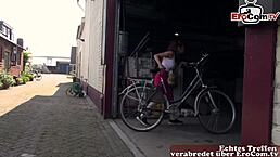 Skinny German teen in pink pantyhose gets banged hard in college! 😜🔥