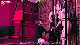 yo, check this succubus snaring her first victim in a cage setup