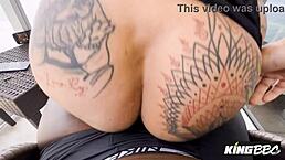 short-haired pawg gia lovely bounces on louie small's bbc