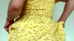 uh, dancin’ an’ strippin’ off my panties in a dress, feelin’ so naughty