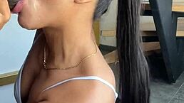 I just wanted to feel a huge cock in my mouth and I got it