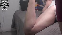 Naughty blonde and her friend worshiping pierced tattooed ass with cock fingering