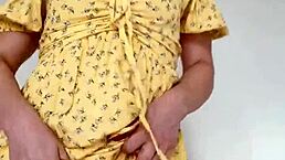 uh, dancin’ an’ strippin’ off my panties in a dress, feelin’ so naughty